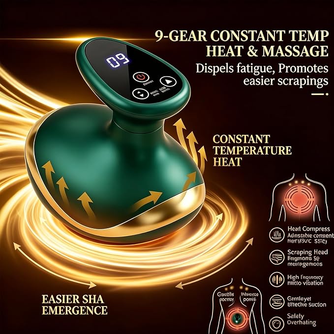 MeridiGlow Pro body massage device - LUMOAUR