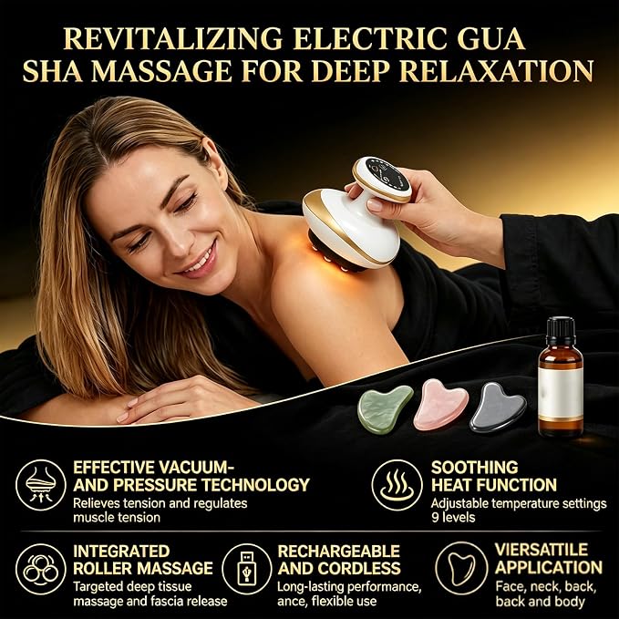 MeridiGlow Pro body massage device - LUMOAUR
