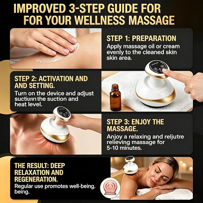 MeridiGlow Pro body massage device - LUMOAUR