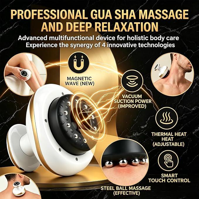 MeridiGlow Pro body massage device - LUMOAUR