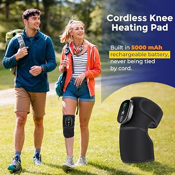 KneeRelief™ Pro – Heated Knee Wrap with Vibration Massage