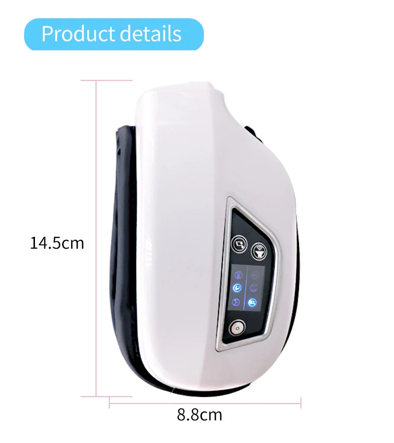 SereneEye Heated Eye Massager with Bluetooth Music