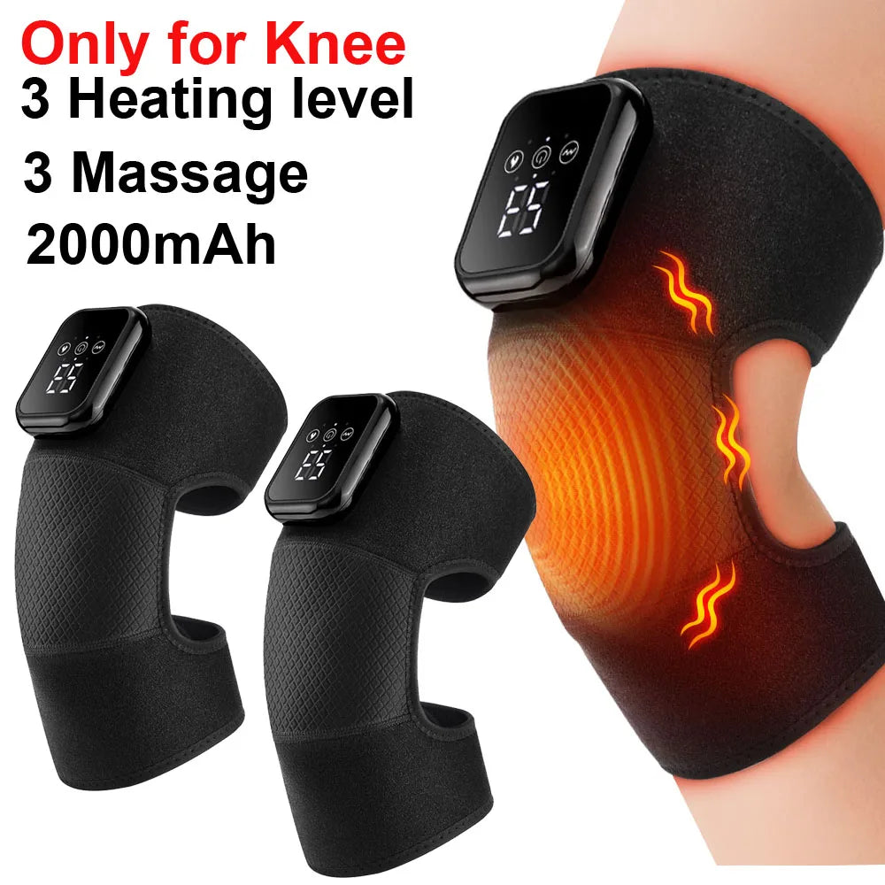 KneeRelief™ Pro – Heated Knee Wrap with Vibration Massage