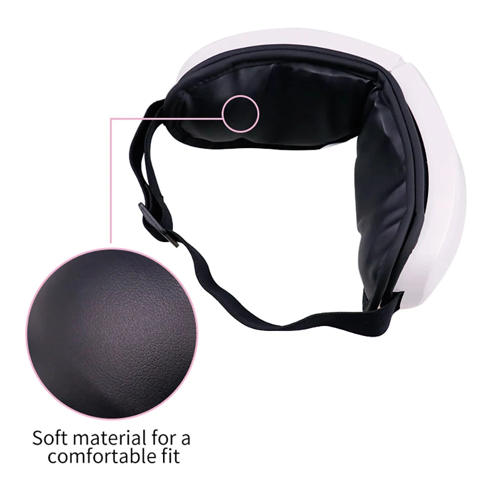 SereneEye Heated Eye Massager with Bluetooth Music