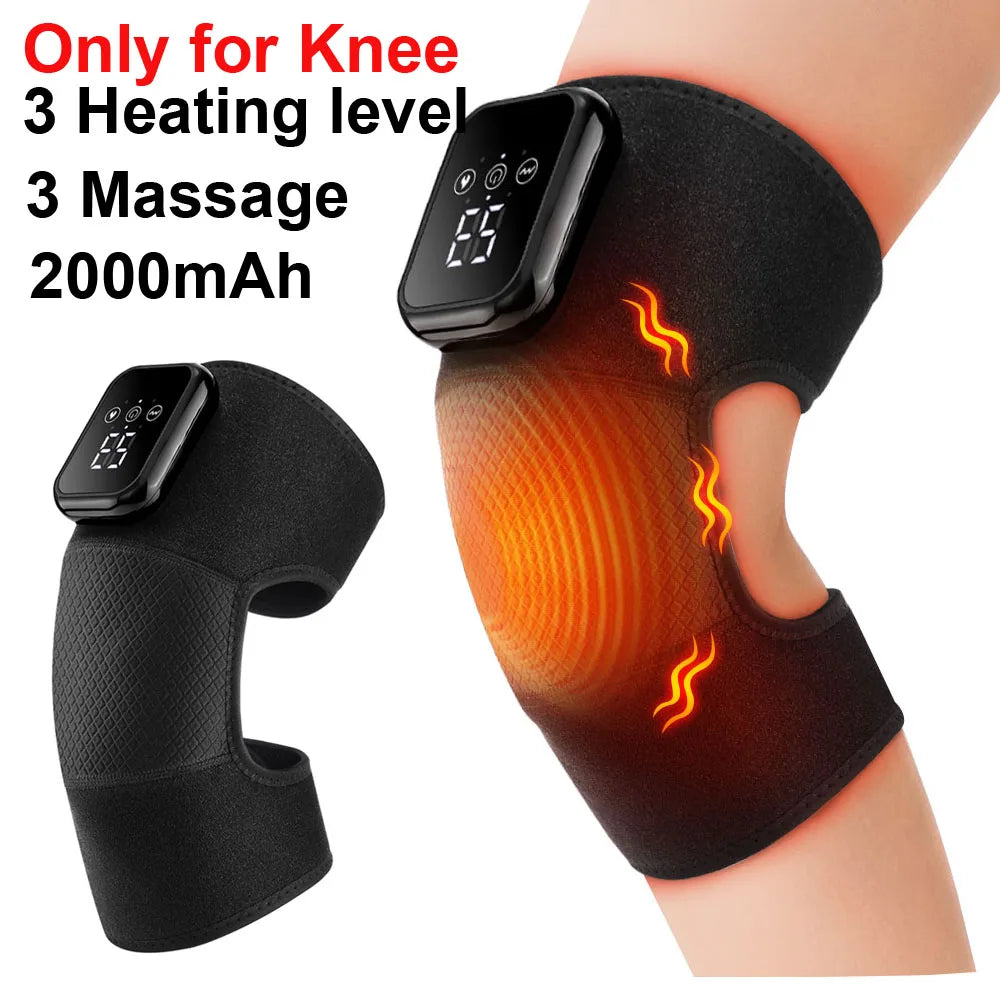 KneeRelief™ Pro – Heated Knee Wrap with Vibration Massage