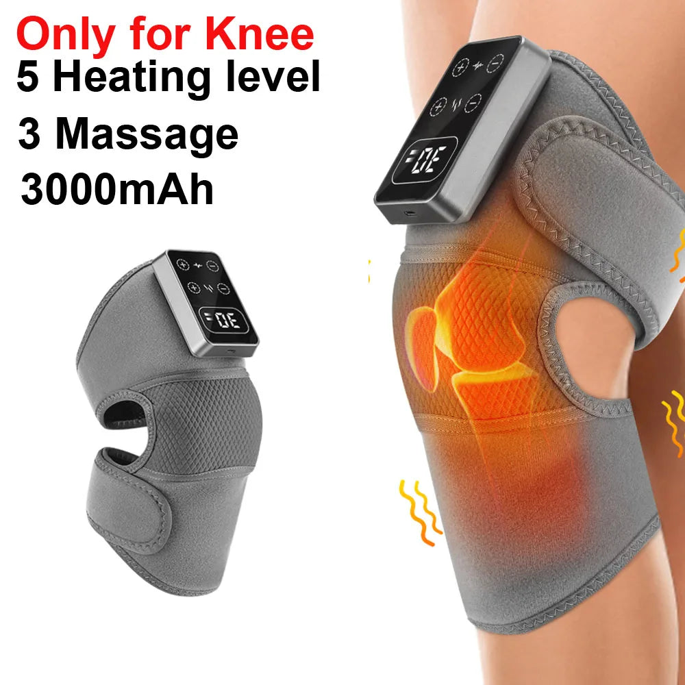 KneeRelief™ Pro – Heated Knee Wrap with Vibration Massage