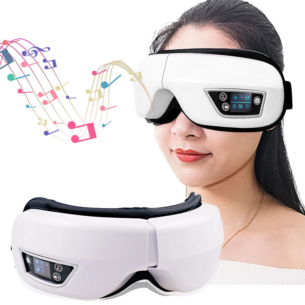 SereneEye Heated Eye Massager with Bluetooth Music