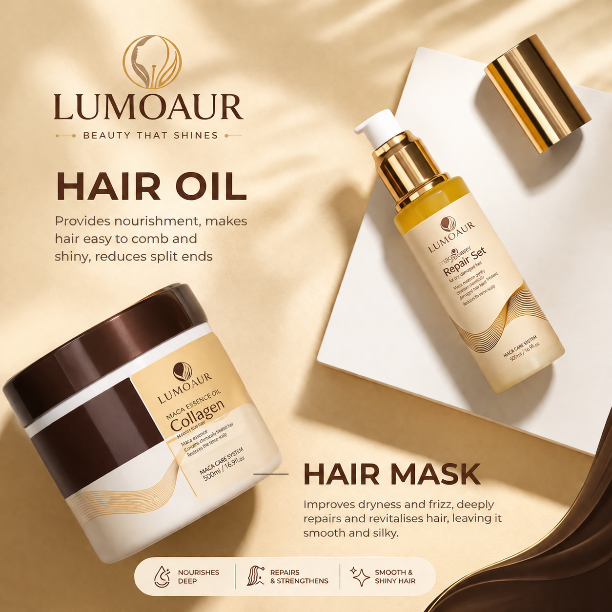 LUMOAUR Collagen Hair Ritual Set