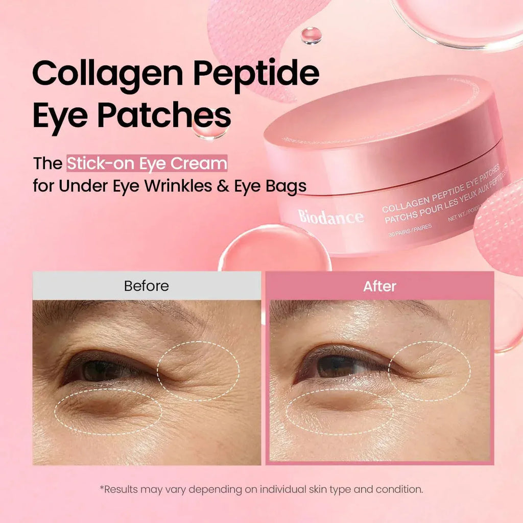 Diamond-Gel Collagen Peptide Eye Patches - LUMOAUR