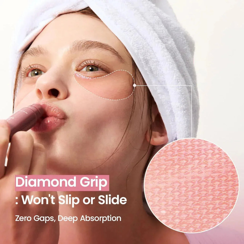 Diamond-Gel Collagen Peptide Eye Patches - LUMOAUR