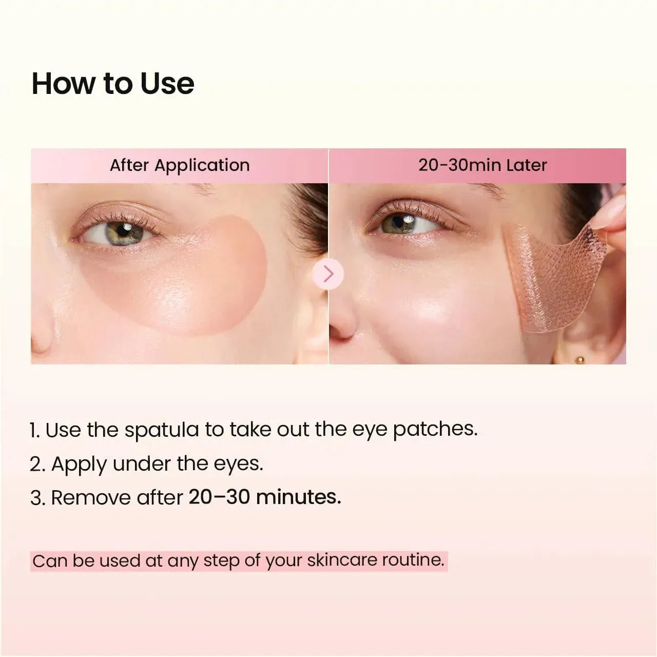 Diamond-Gel Collagen Peptide Eye Patches - LUMOAUR