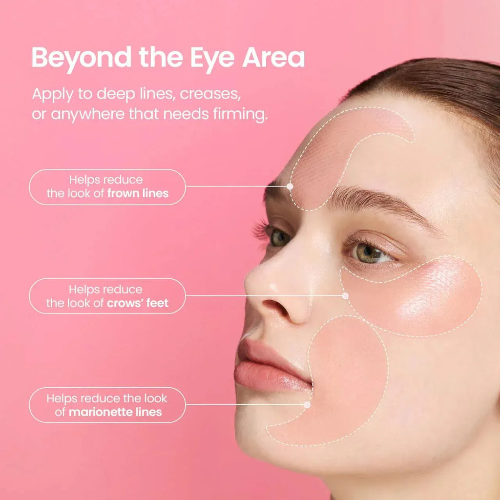 Diamond-Gel Collagen Peptide Eye Patches - LUMOAUR