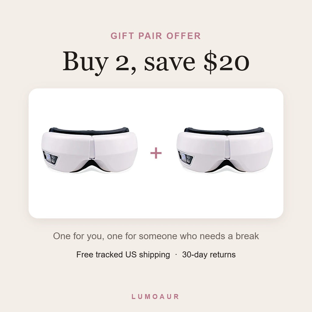 Buy 2 SereneEye massagers and save $20
