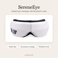 SereneEye heated eye massager with Bluetooth music