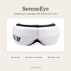 SereneEye heated eye massager with Bluetooth music